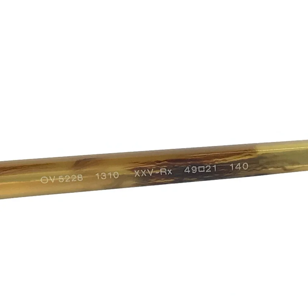 Oliver People Eyeglasses Frames OV5228 1310 XXV Tortoise Striped Honey 49-21-140